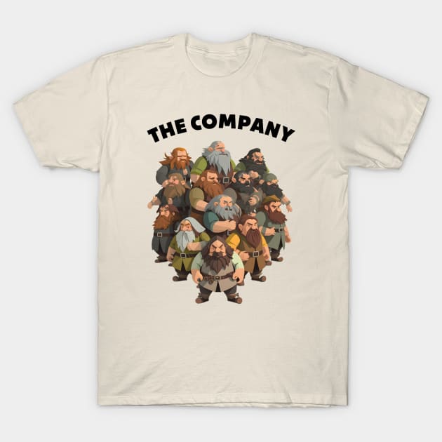 The Company - Minimalist - White - Fantasy T-Shirt by Fenay-Designs